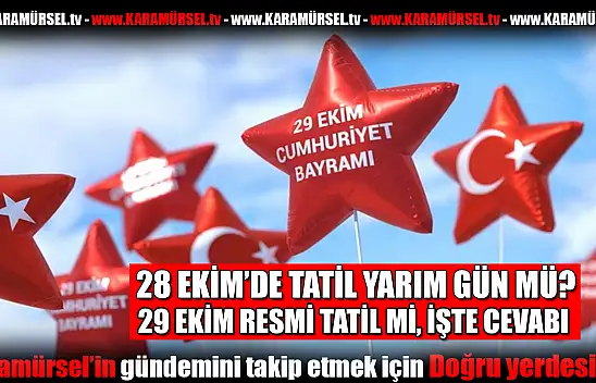 29 Ekim Cumhuriyet Bayramı'nda Kaç Gün Tatil Yapılacak?