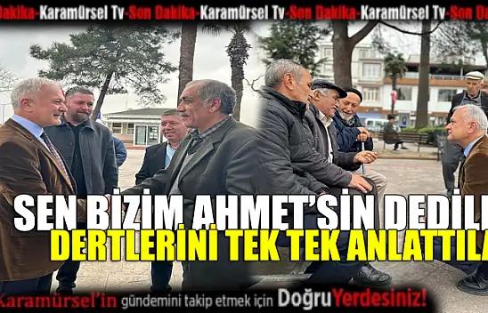 Ahmet Çalık, emeklilerin dertlerini dinledi