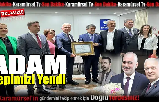 Ahmet Çalık önce mazbatasını, sonra makamını aldı!