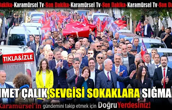 Ahmet Çalık sevgisi sokaklara sığmadı