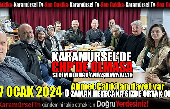 Ahmet Çalık'tan davet var