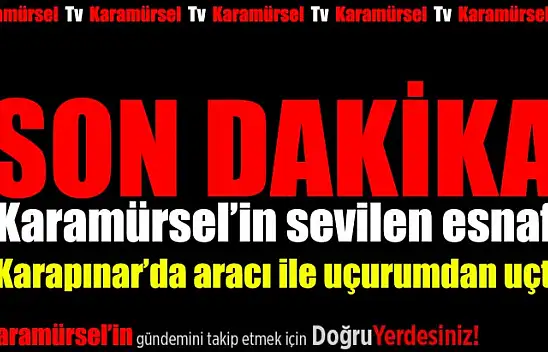 Araç uçurumdan uçtu yaralılar mahsur kaldı