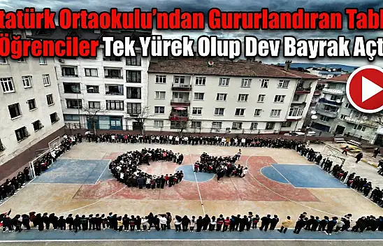 Atatürk Ortaokulu'ndan Gururlandıran Tablo!