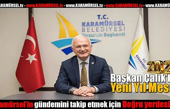 BAŞKAN ÇALIK'TAN YENİ YIL MESAJI