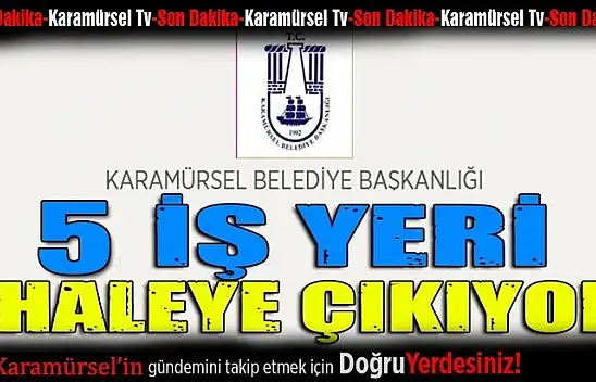 Belediyeden beş kiralık işyeri!