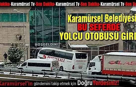 Belediyeye bu seferde yolcu otobüsü girdi!