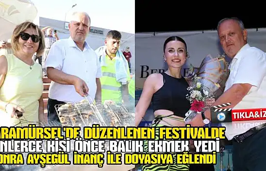 Binlerce Kişi Balık Ekmek Yedi, Ayşegül İnanç ile Eğlendi