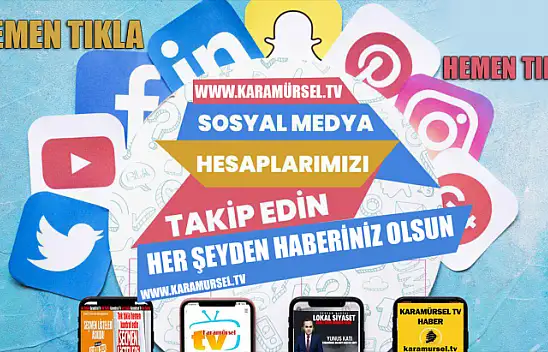 Bizi takip edin her şeyden ilk sizin haberiniz olsun