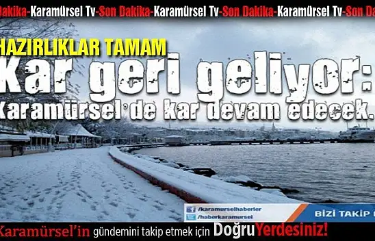 Bölgemize kar fena halde geri geliyor!