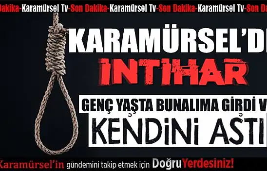 Bunalıma girdi ve kendini astı