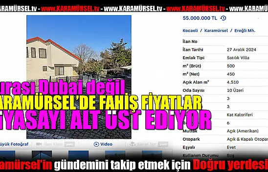 Burası Dubai değil! Karamürsel