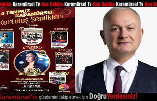Çalık Tüm İlçe Halkını Kurtuluş Şenliklerine Davet Etti!