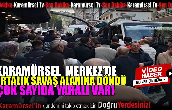 Çarşı merkezinde trafik kazası yaralılar var!