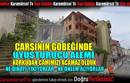 Çarşının göbeğinde uyuşturucu alemi