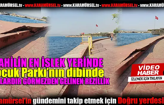 Çocuk Parkı Önündeki Beton Parçaları Tehlike Saçıyor!