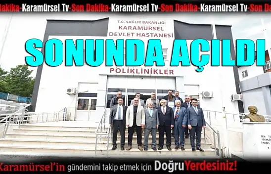 Devlet Hastanesine ek hizmet binası sonunda açıldı