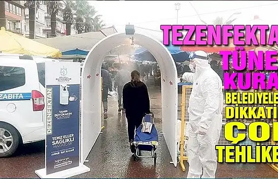Dezenfektan tünelleri sağlığınıza zararlı!