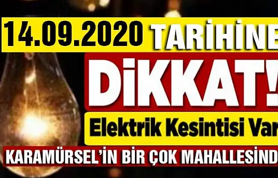 Dikkat bu mahallelerde saatlerce elektrik yok!