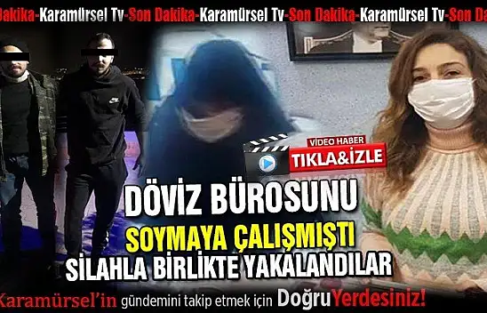 Döviz bürosu soyguncusu, silahla birlikte yakalandı