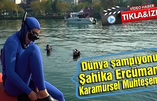 Dünya şampiyonu Şahika Ercümen Karamürsel'e hayran kaldı!