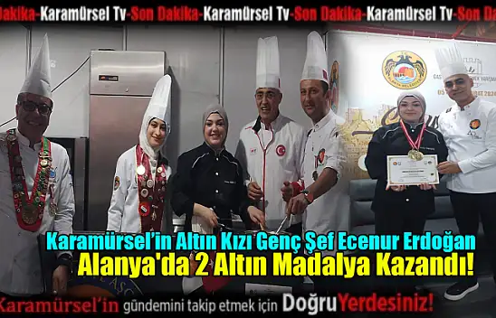 Ecenur Erdoğan, Alanya'da 2 Altın Madalya Kazandı!