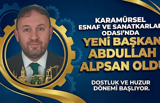 Esnaf ve Sanatkarlar Odası'nda Yeni Başkan