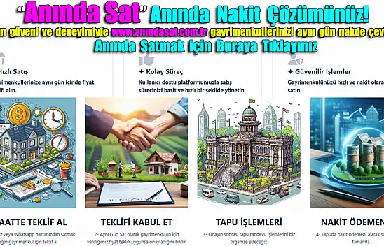 ANINDA SAT İNTERNET SİTESİ HİZMETE AÇILDI