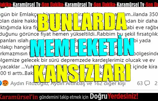 FIRSATÇILARA GÜN DOĞDU