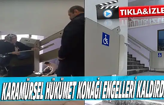 Karamürsel Kayamakamı Narinoğlu, engelleri kaldırdı