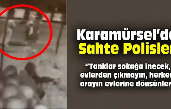 Karamürsel'de Sahte Polisler