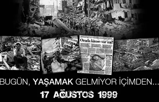 17 AĞUSTOS 1999 GÖLCÜK DEPREMİ, UNUTMADIK !