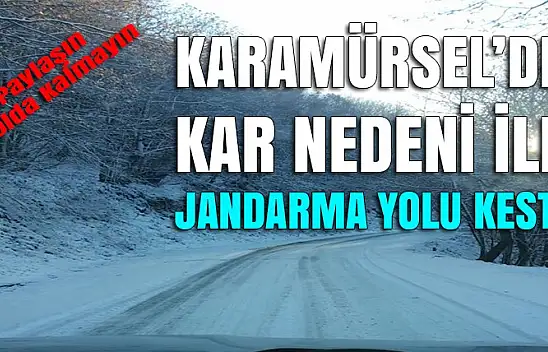 Karamürsel'de 'KAR' etkisini göstermeye başladı