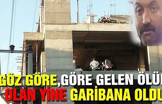 Göz göre,göre gelen ölüm!