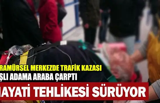 Karamürsel'de yaşlı adama araç çarptı