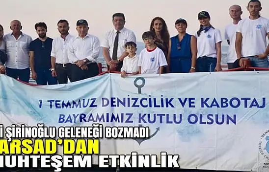 Zeki Şirinoğlu geleneği bozmadı. KARSAD'dan muhteşem etkinlik