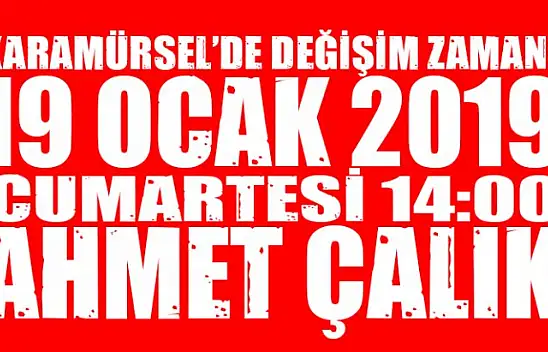 Ahmet Çalık'tan davet