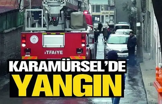 Evin mutfağında çıkan yangın panik yarattı!