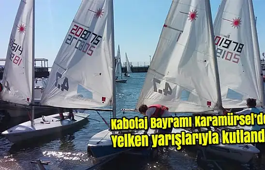 Kabotaj Bayramı Karamürsel'de yelken yarışlarıyla kutlandı