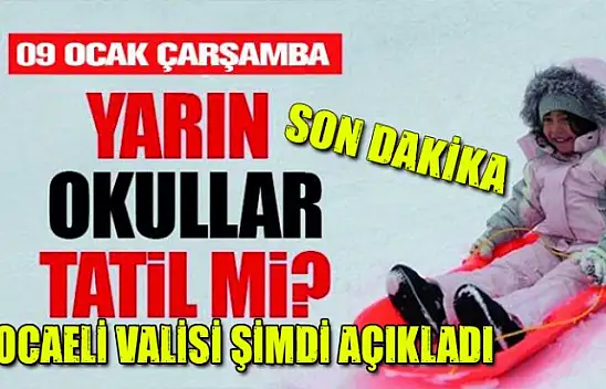Kocaeli valisi Hüseyin Aksoy sosyal medya hesabından açıkladı
