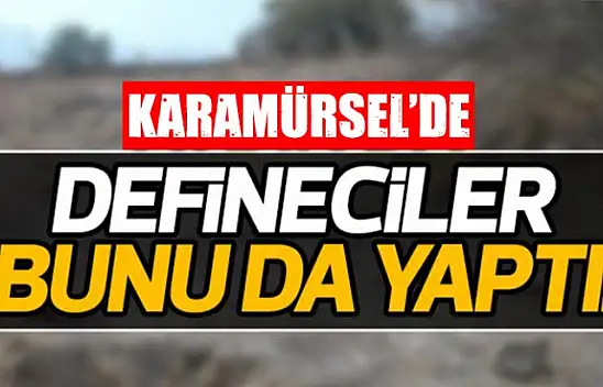 Karamürsel'de defineciler tarihi mezarlara dadandı !