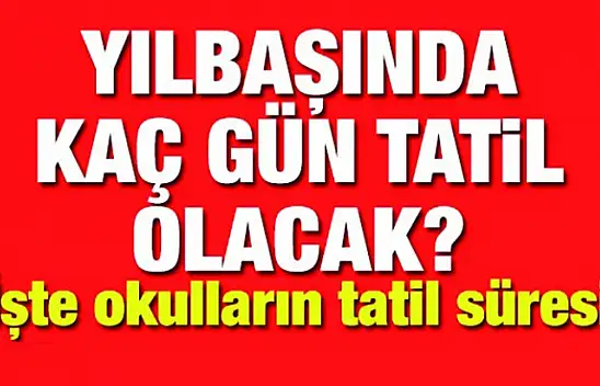 MEB'den tatil açıklaması