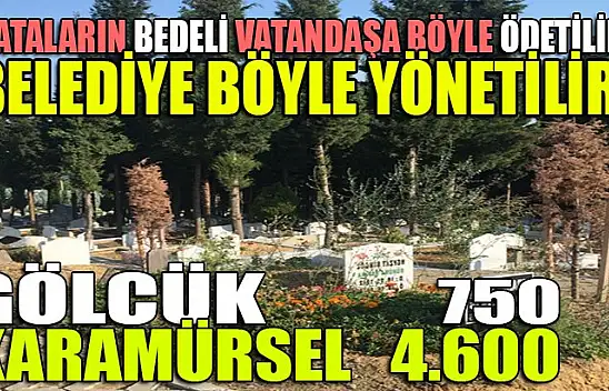 Karamürsel'de mezarlık fiyatları dudak uçuklatıyor!