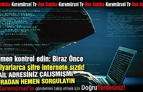 Hemen kontrol edin: Milyarlarca şifre internete sızdı!