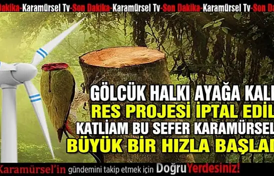 İki kez iptal edilmişti. Karamürsel'in Rüzgar Türbinleri onay aldı