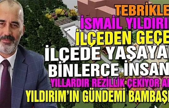 İLÇENİN YILLARDIR YOLU YOK, AMA BUZ PATENİ YAPILACAK!