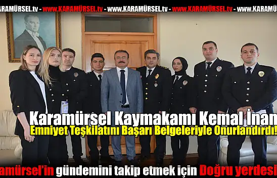 İnan, Emniyet Teşkilatını Başarı Belgeleriyle Onurlandırdı