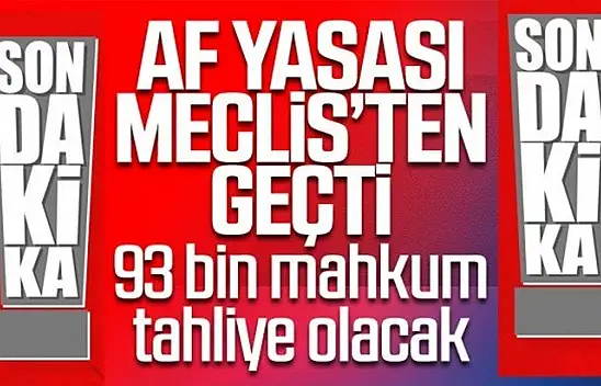 İnfaz Yasası TBMM'den geçti