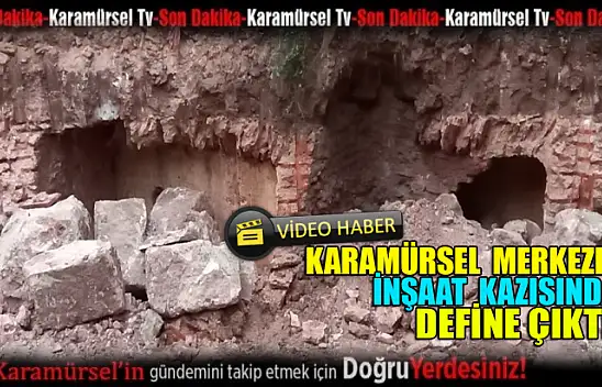 İnşaat kazısında define çıktı!