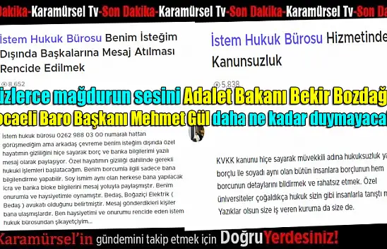 İstem Hukuk ve Av. Emir Özboğan için şikayet yağdı