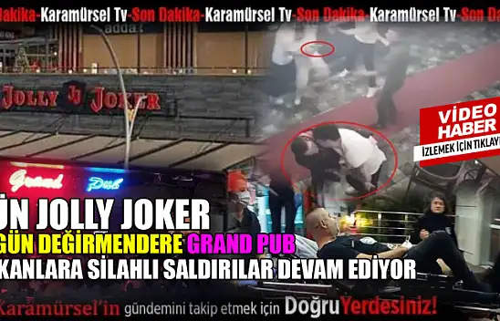 İzmit Joll Joker ve Değirmendere Grand Pub da silahlar konuştu